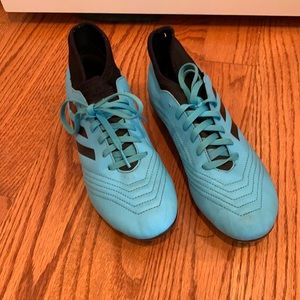 Adidas, Blue and black, Size 6